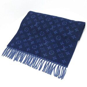 LOUIS VUITTON Echarpe Monogram Gradient Rubber Marine Scarf 556-071925